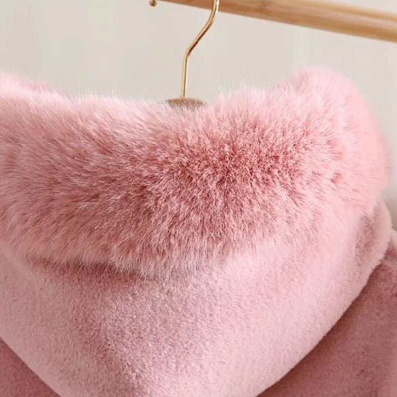 Soft Fur Baby Girl Jacket