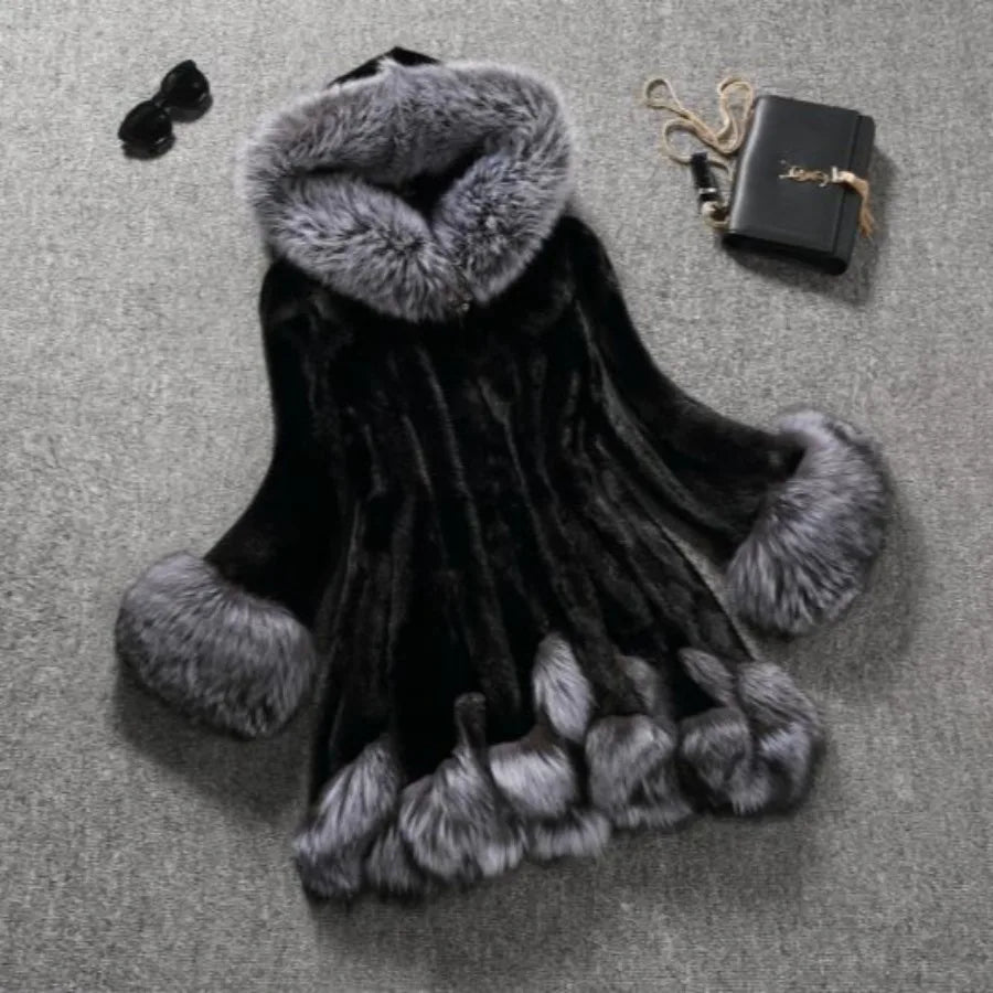 Loose Fit Faux Fur Jacket