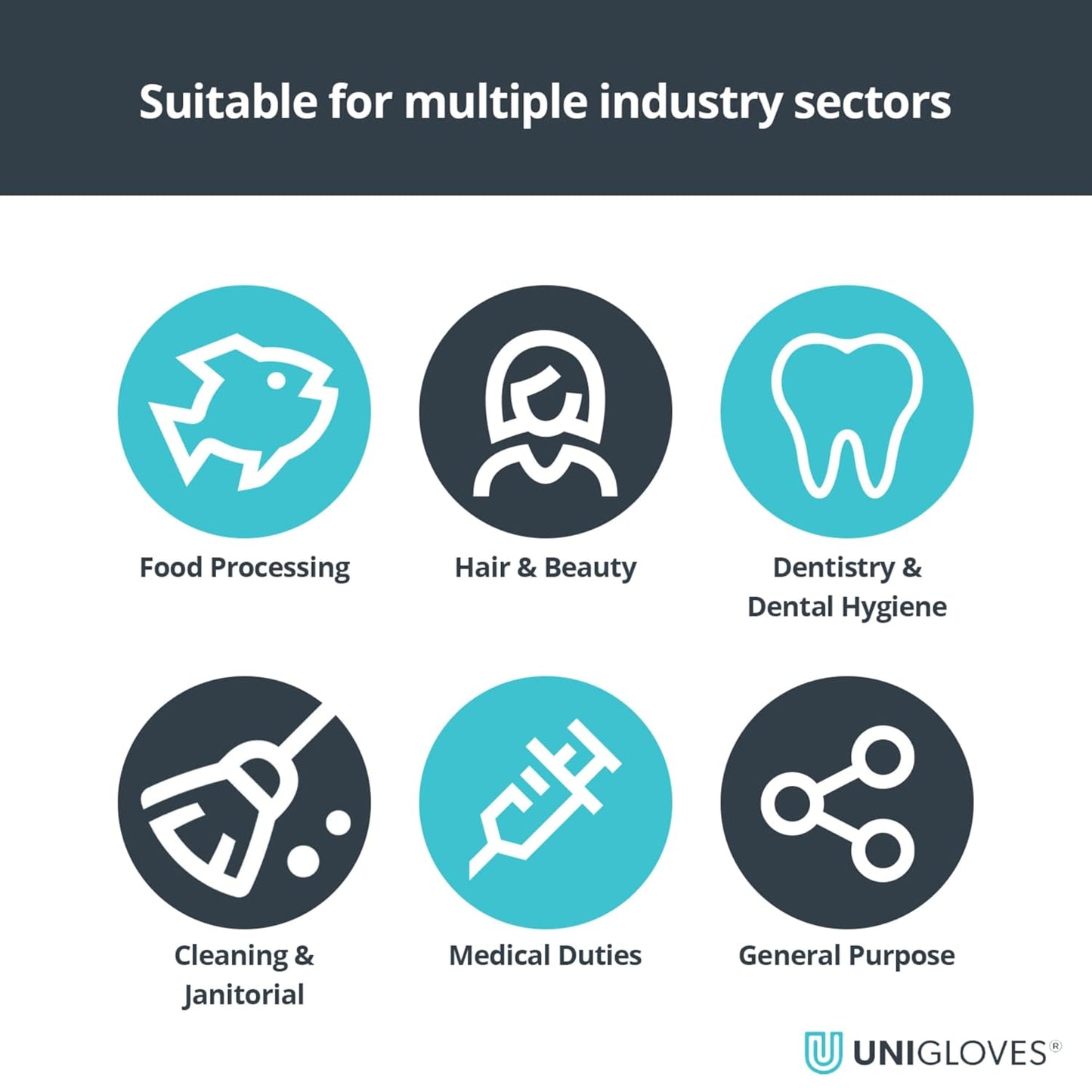 Black Nitrile Examination Gloves