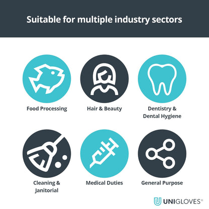 Black Nitrile Examination Gloves