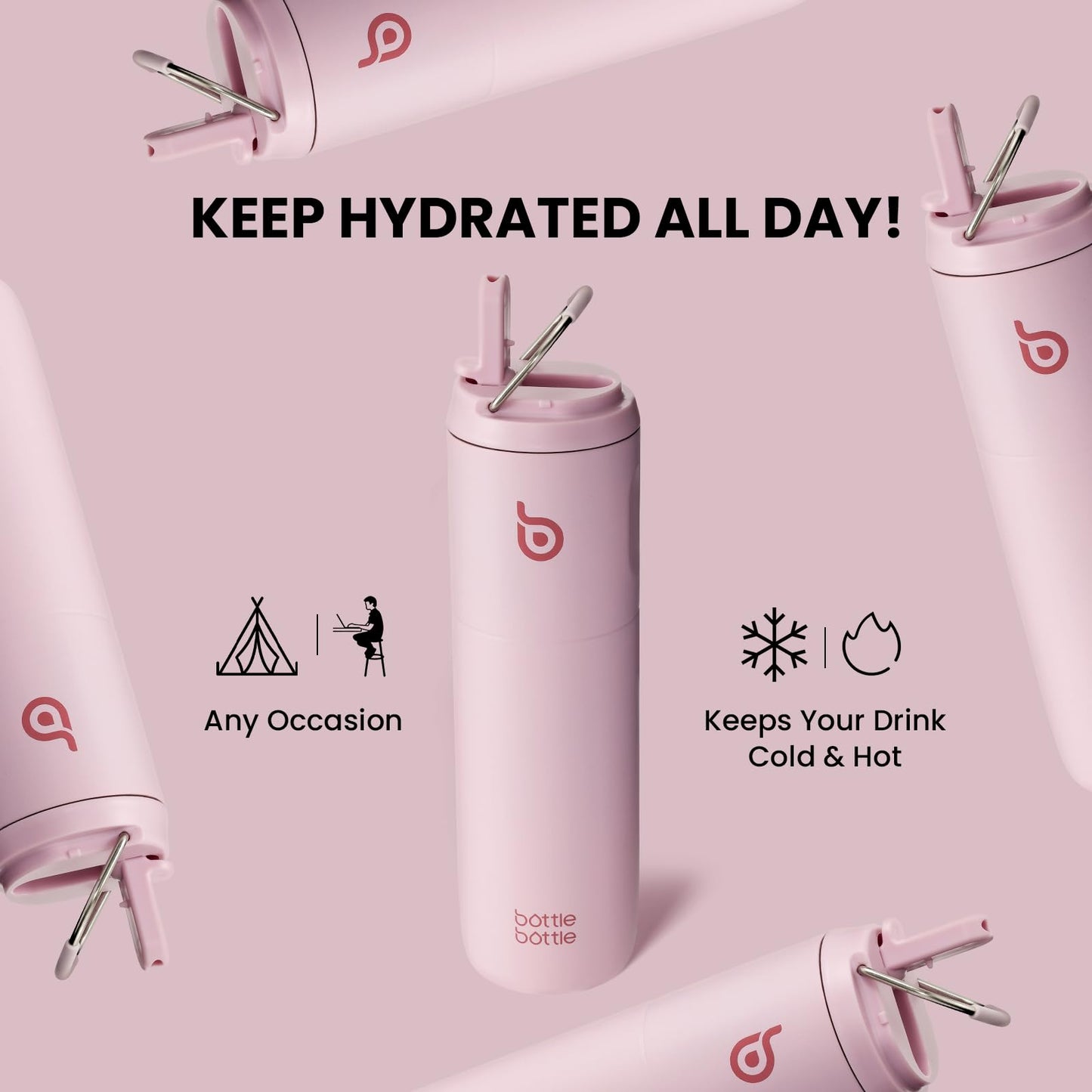 Insulated Water Bottle 24oz