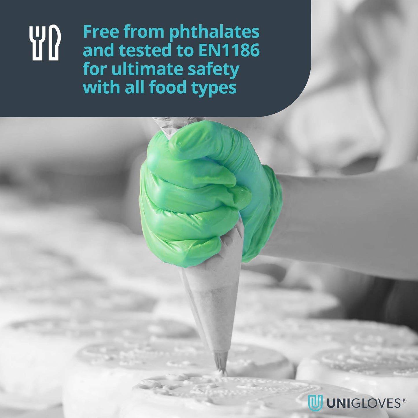 Black Nitrile Examination Gloves