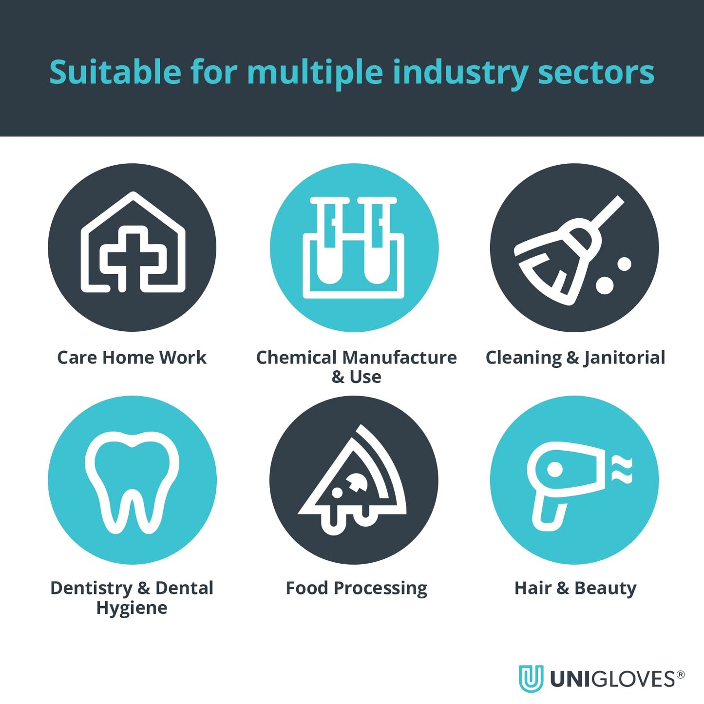 Black Nitrile Examination Gloves