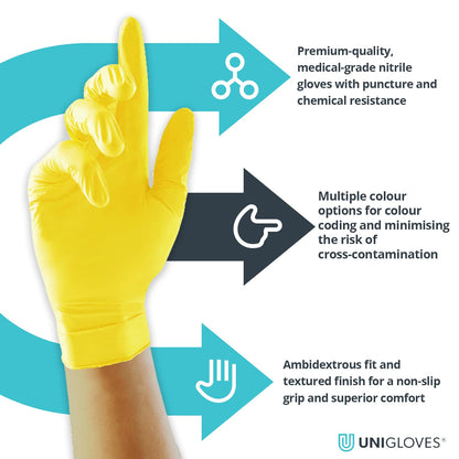 Black Nitrile Examination Gloves