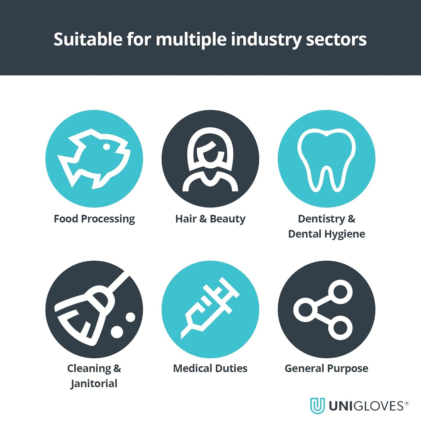 Black Nitrile Examination Gloves