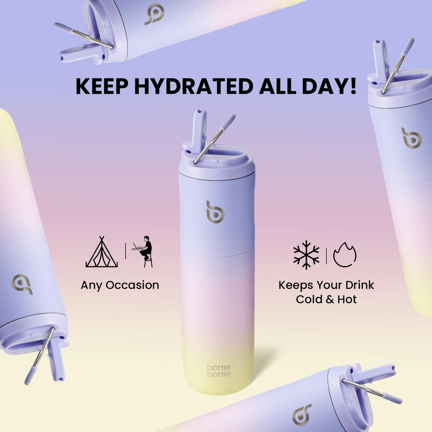 Insulated Water Bottle 24oz