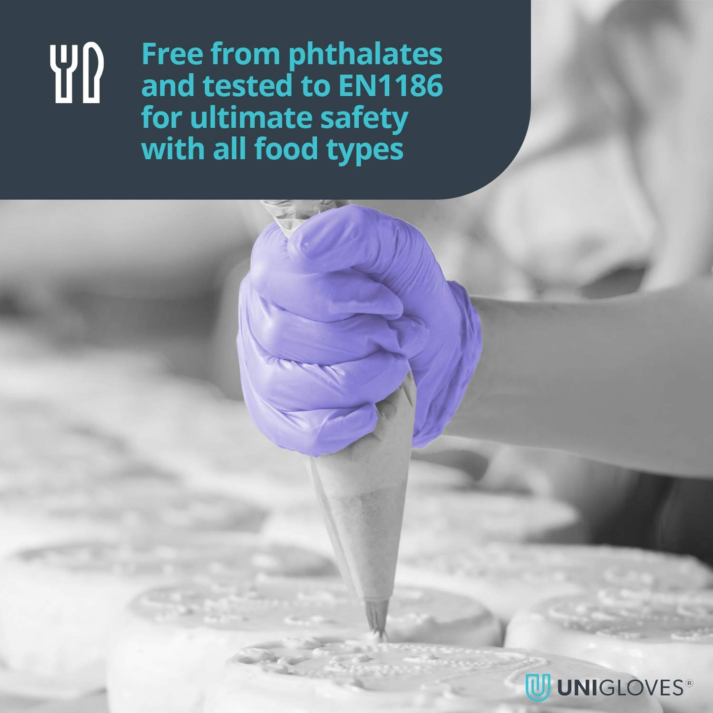 Black Nitrile Examination Gloves