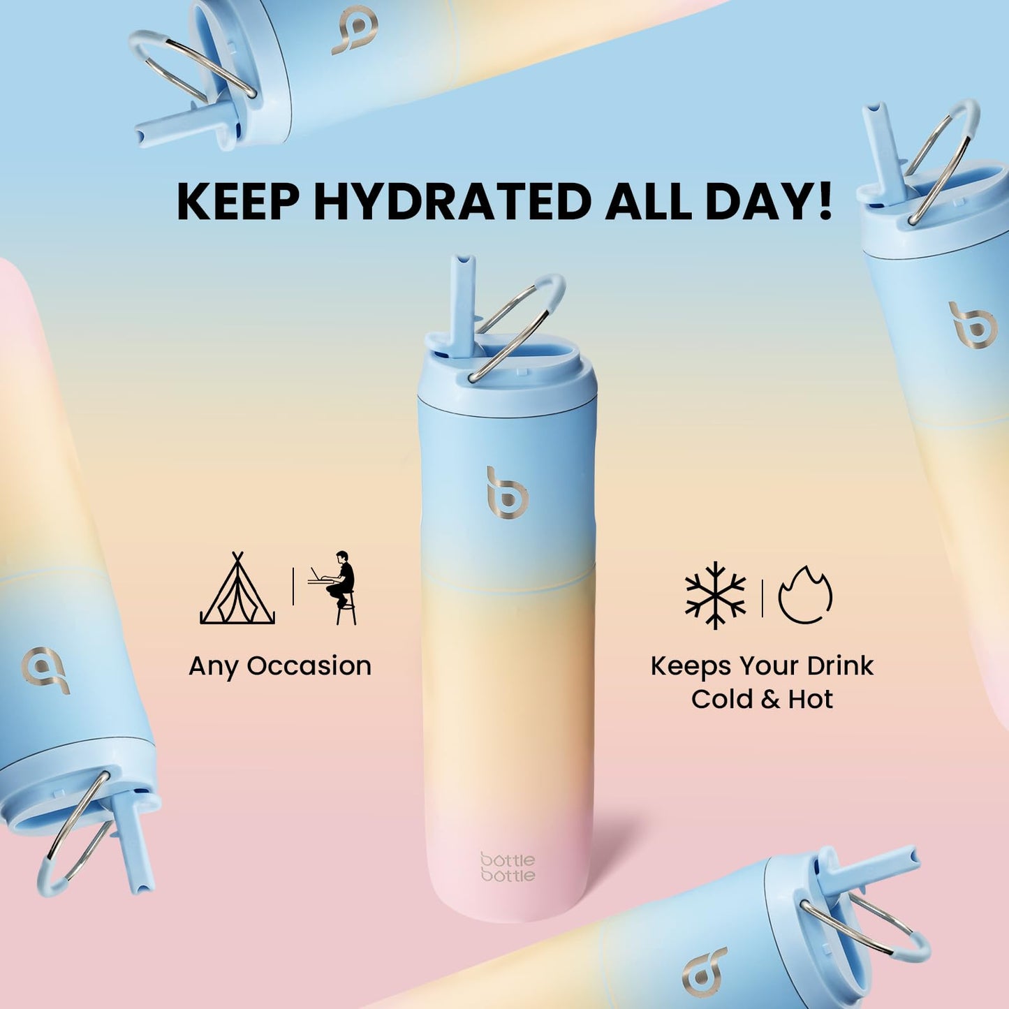 Insulated Water Bottle 24oz