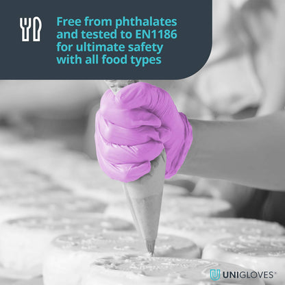 Black Nitrile Examination Gloves