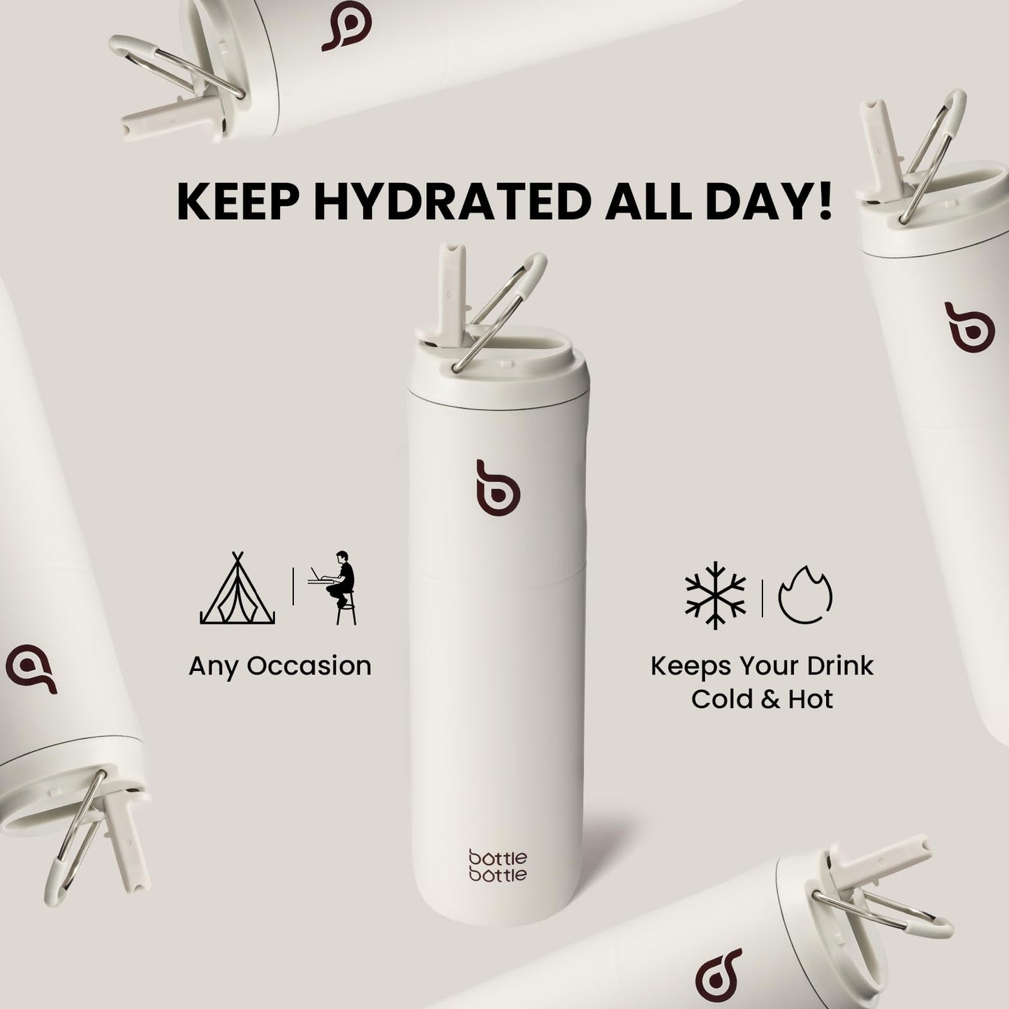 Insulated Water Bottle 24oz