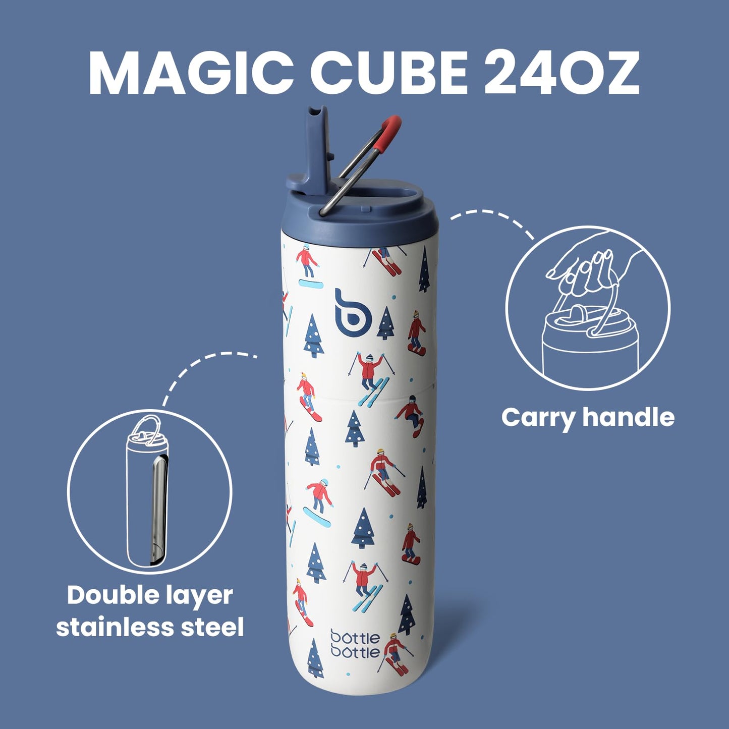 Insulated Water Bottle 24oz