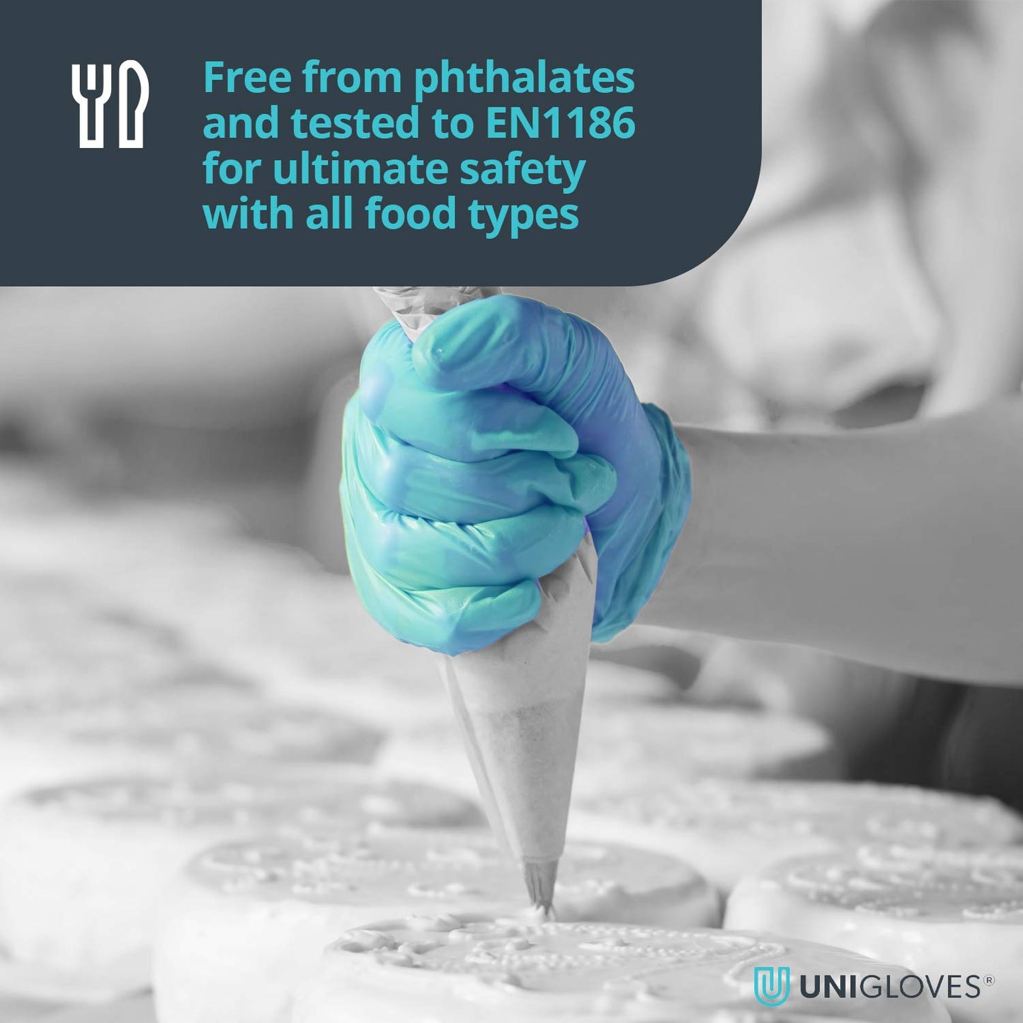 Black Nitrile Examination Gloves