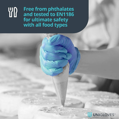 Black Nitrile Examination Gloves