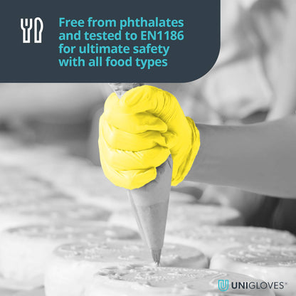 Black Nitrile Examination Gloves