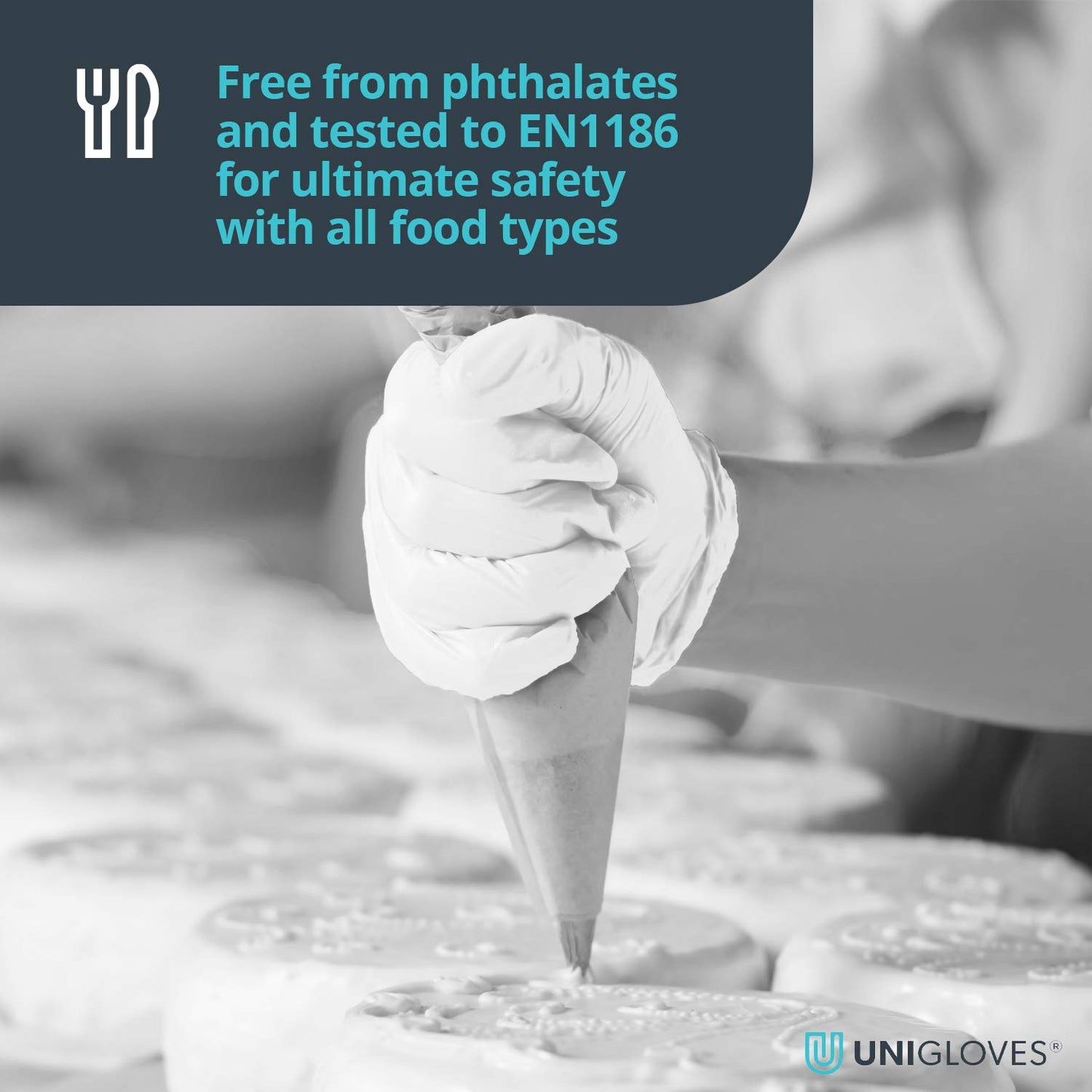 Black Nitrile Examination Gloves