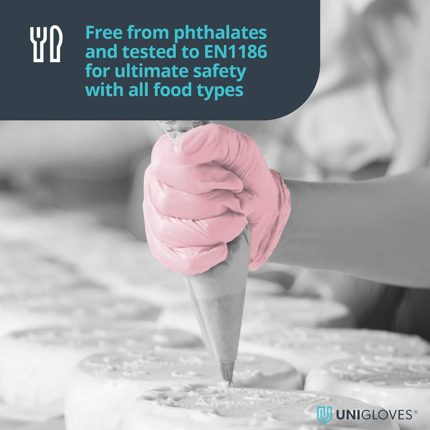 Black Nitrile Examination Gloves