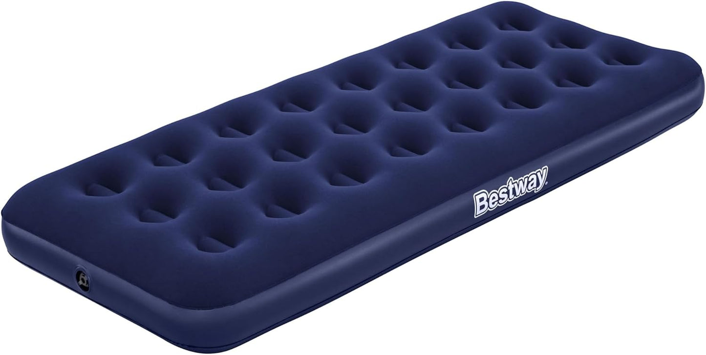 Bestway Single Airbed, Inflatable Air Mattress for One, Blow Up Camping Single Bed