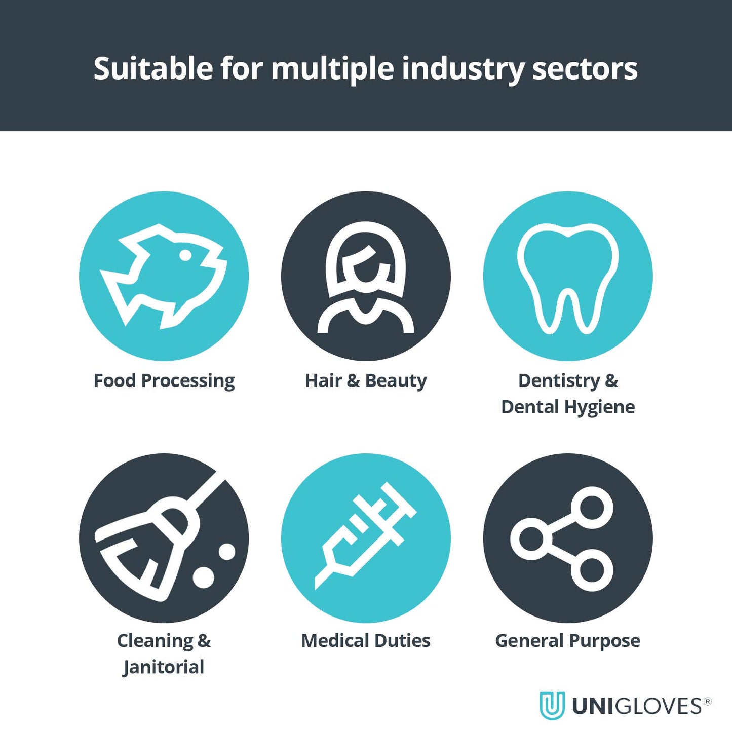 Black Nitrile Examination Gloves