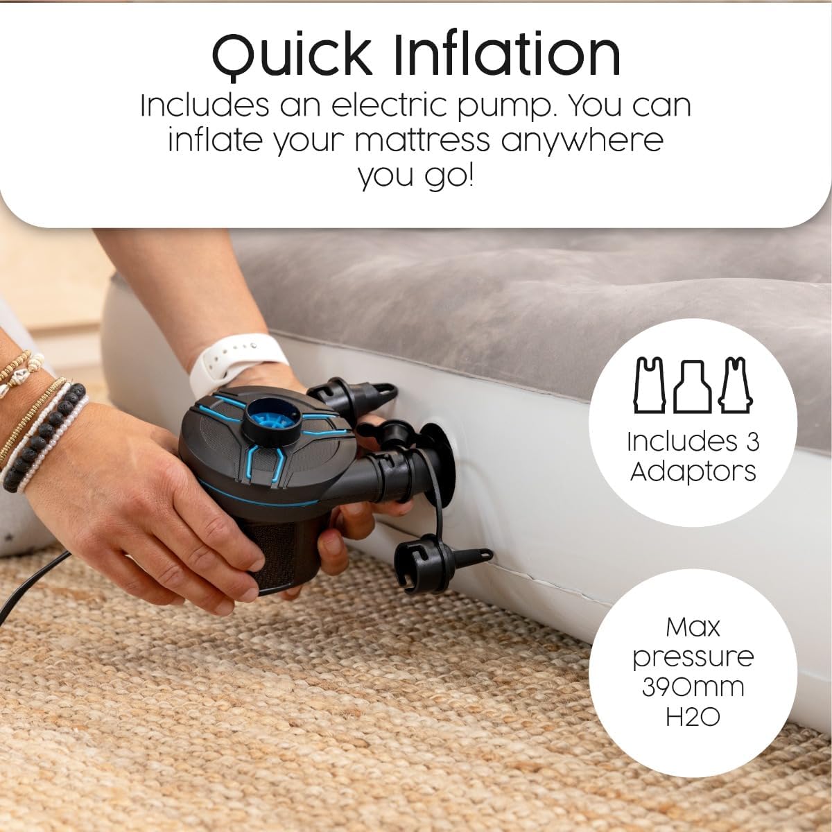 Single Inflatable Air Mattress