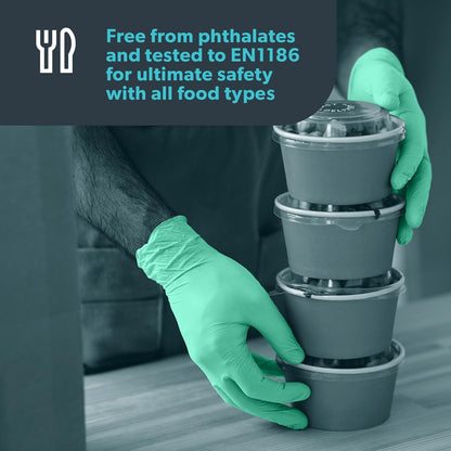 Black Nitrile Examination Gloves