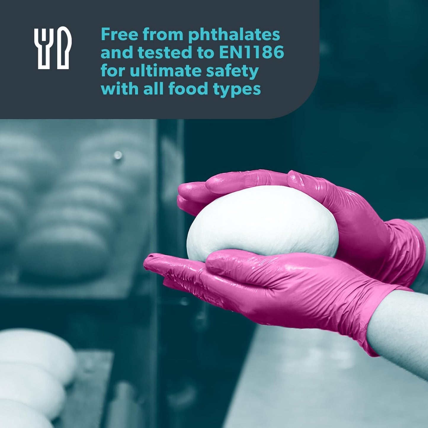 Black Nitrile Examination Gloves