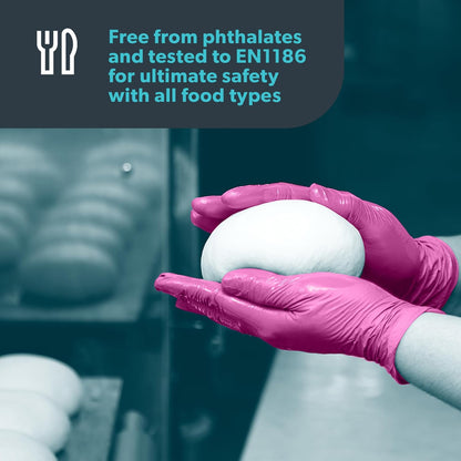 Black Nitrile Examination Gloves