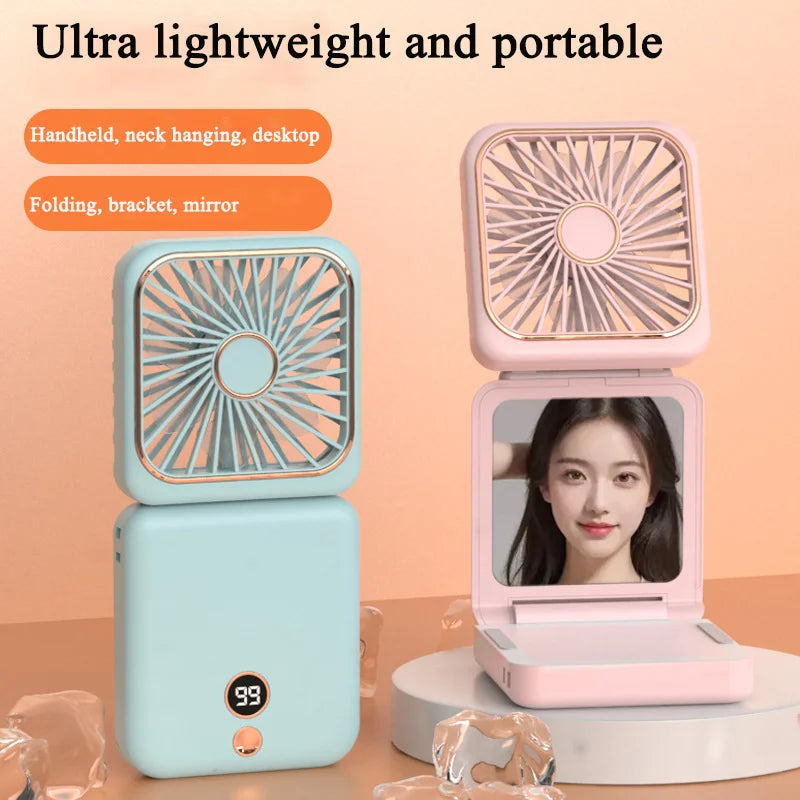3-in-1 Neck Fan Mirror