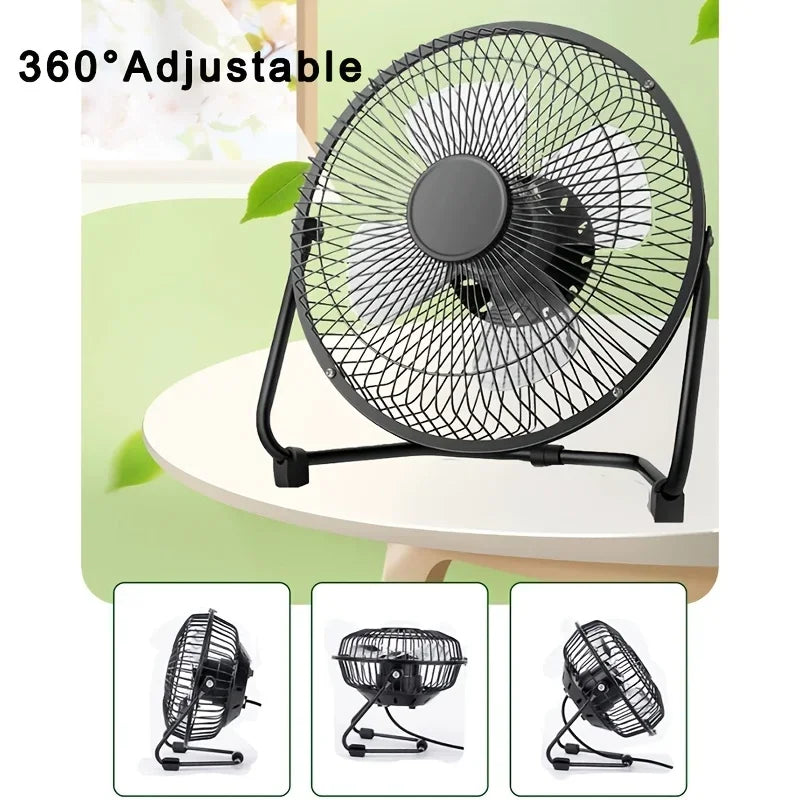 USB Desktop Fan 360° Adjustable