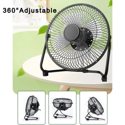 USB Desktop Fan 360° Adjustable