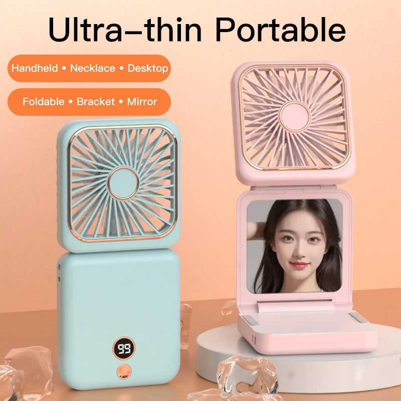 3-in-1 Neck Fan Mirror