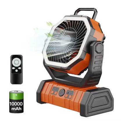 Camping Fan with Hook & USB