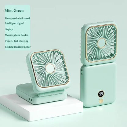 3-in-1 Neck Fan Mirror