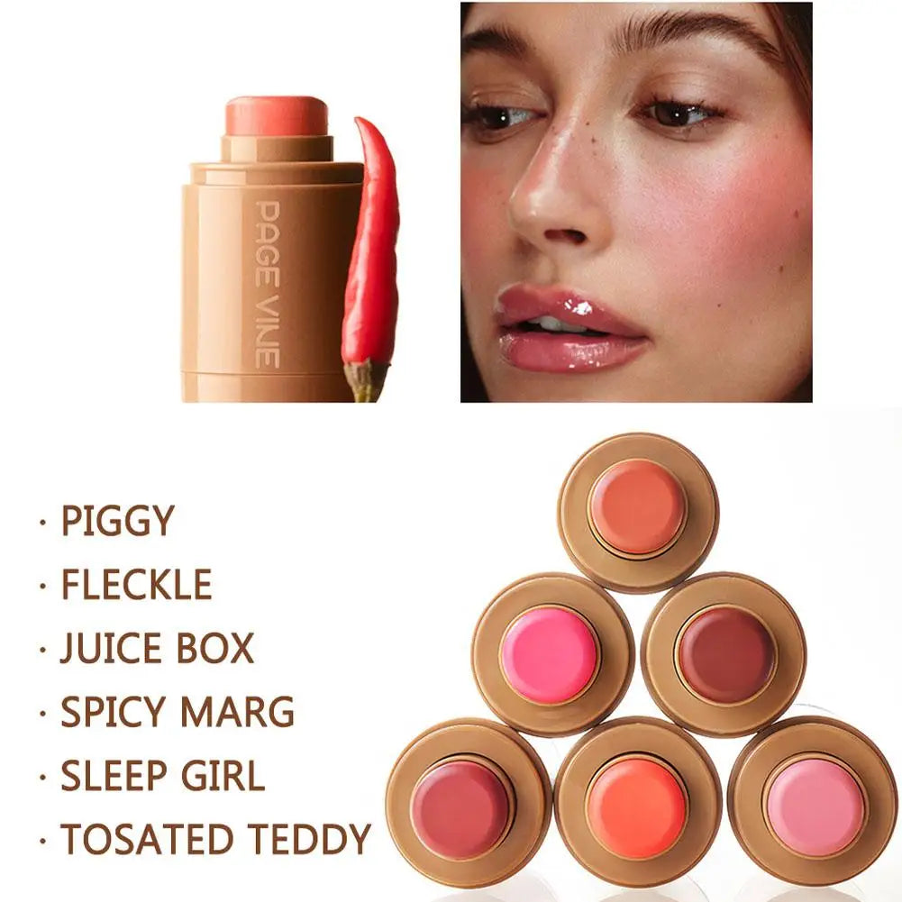 2-in-1 Pocket Blush & Lipstick, Travel Makeup Essential