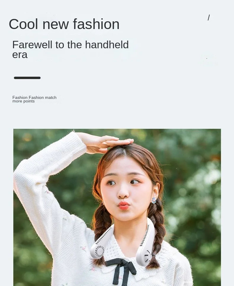 Bladeless Neck Fan Cooler