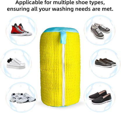 Shoe Bag for Washing Machine - Reusable Shoe Cleaning Bag for Sneaker Tennis Shoes Unstain