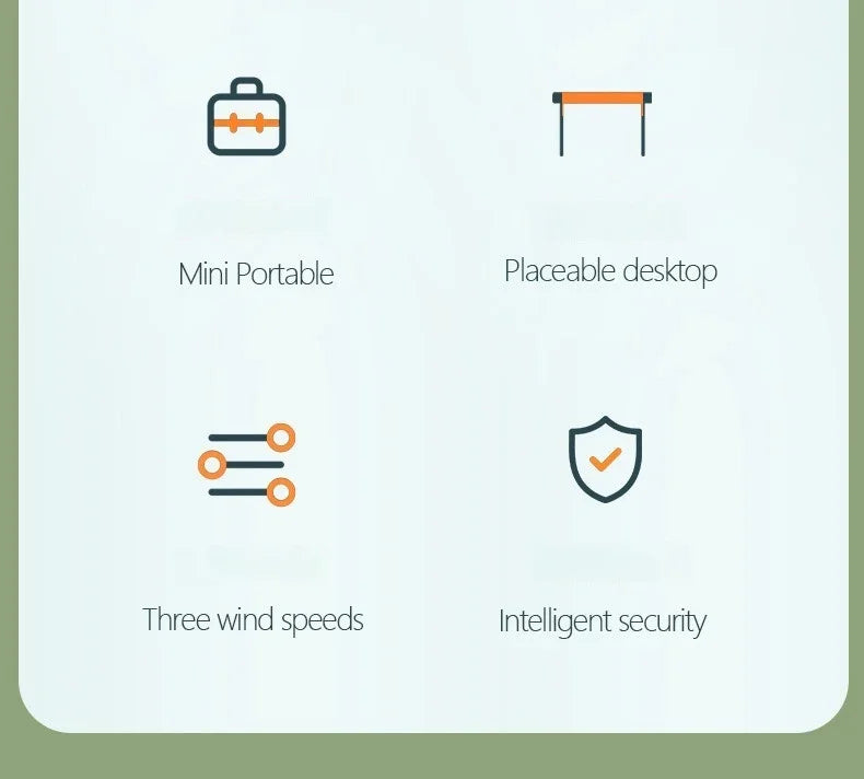 Cartoon Foldable Mini Fan