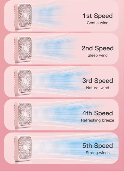 3-in-1 Neck Fan Mirror