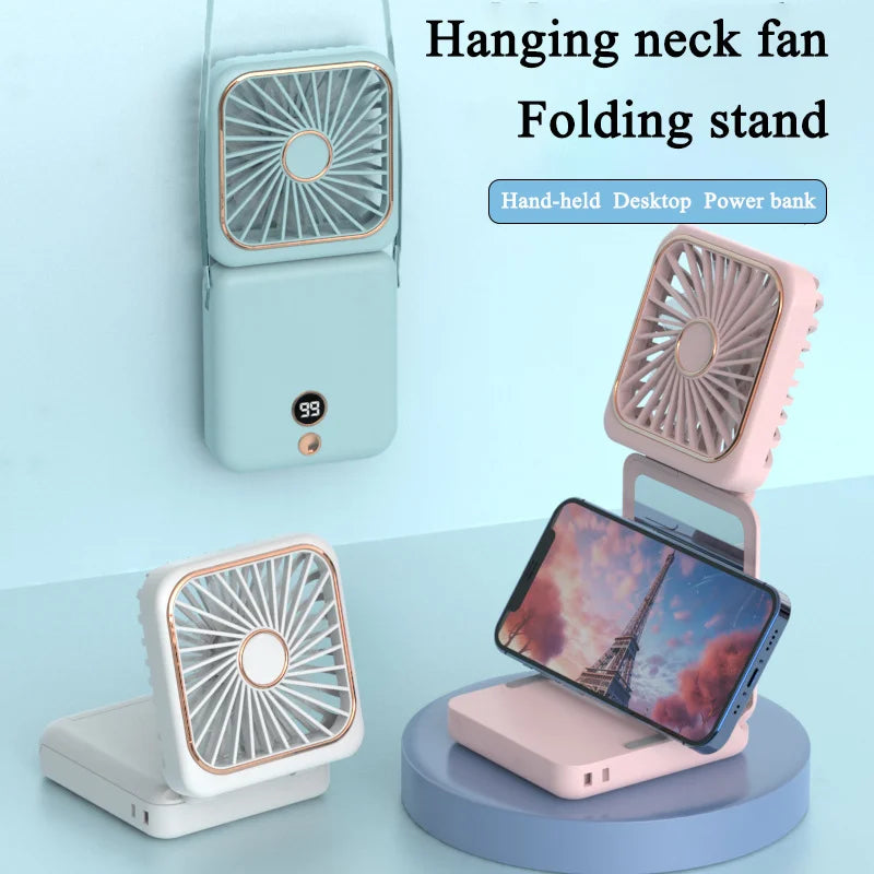 3-in-1 Neck Fan Mirror