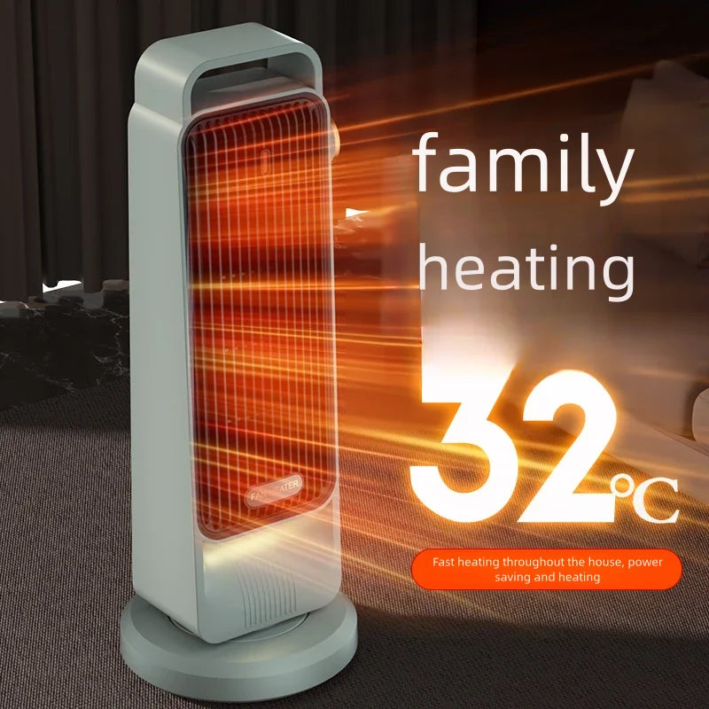 Oscillating Electric Fan Heater