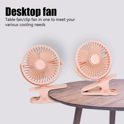 Mini USB Clip Fan