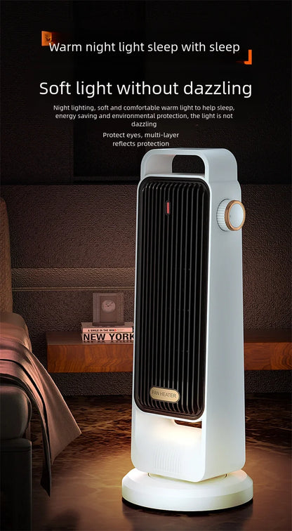 Oscillating Electric Fan Heater