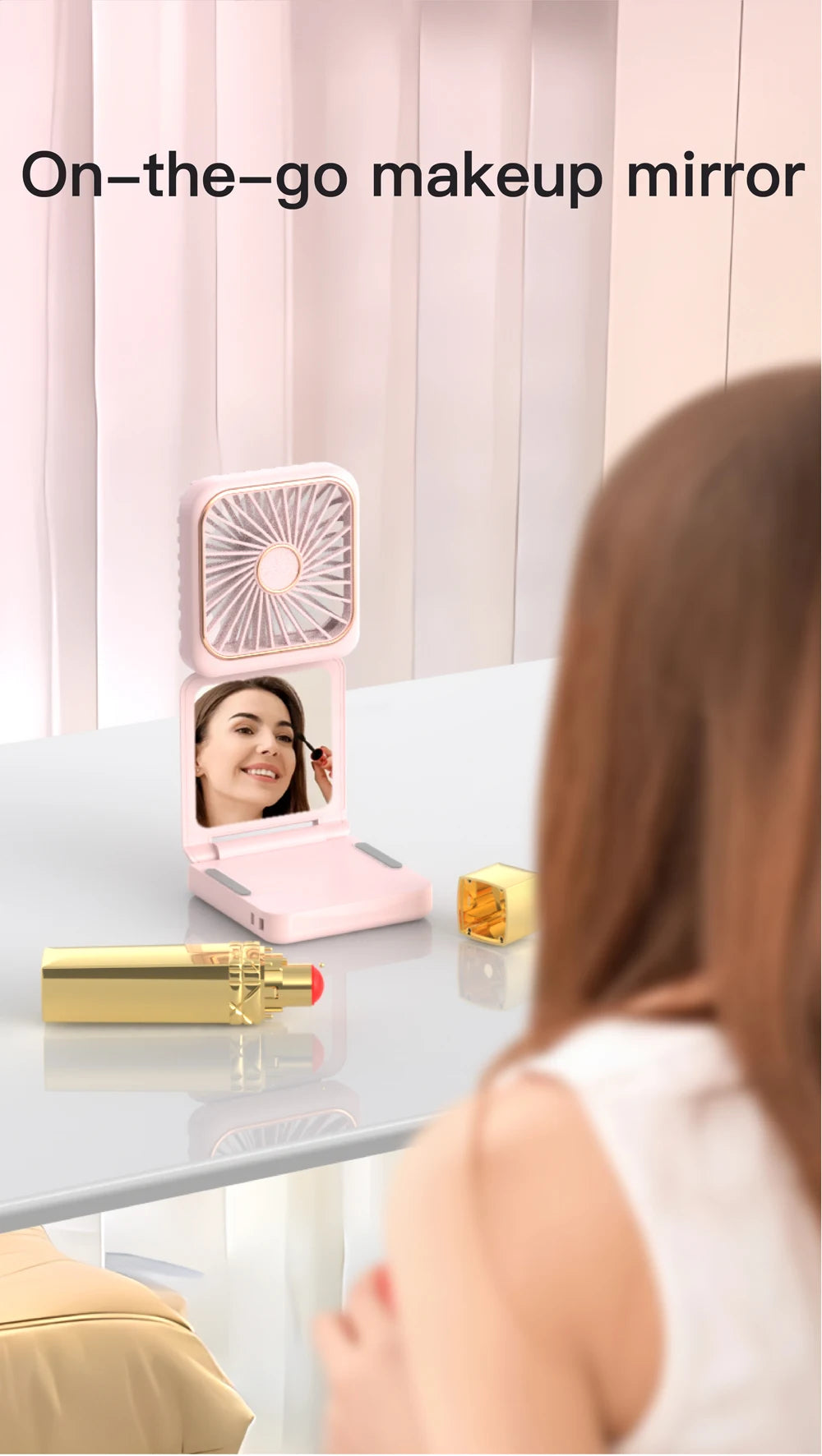 3-in-1 Neck Fan Mirror