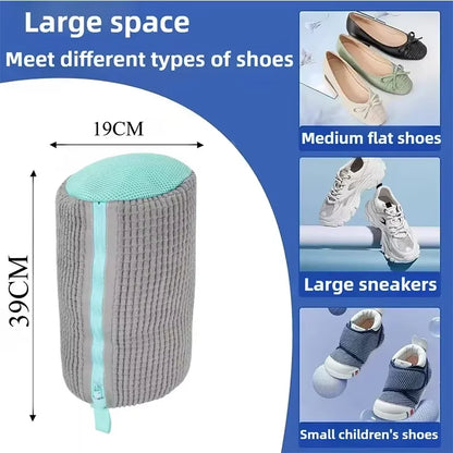 Shoe Bag for Washing Machine - Reusable Shoe Cleaning Bag for Sneaker Tennis Shoes Unstain