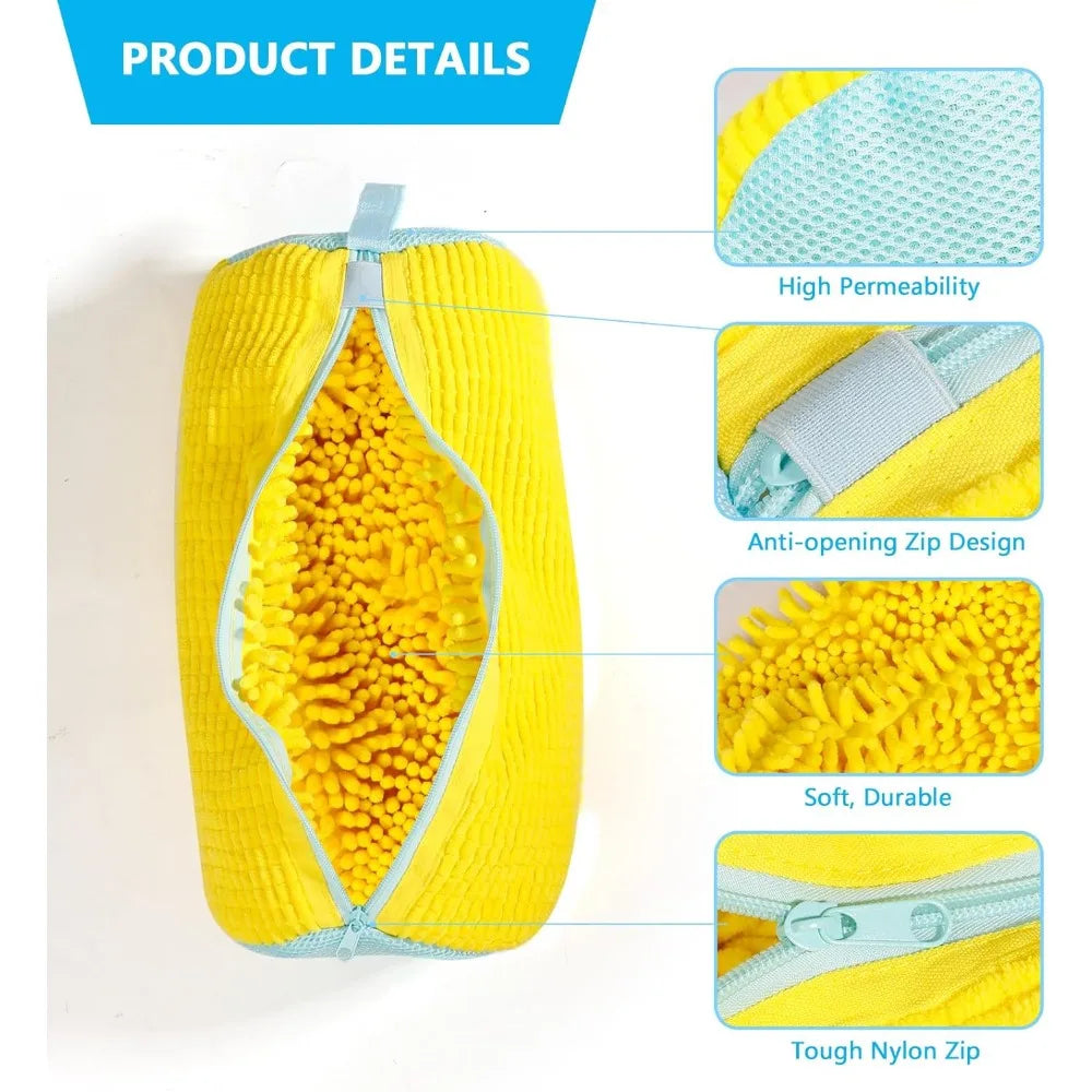 Shoe Bag for Washing Machine - Reusable Shoe Cleaning Bag for Sneaker Tennis Shoes Unstain