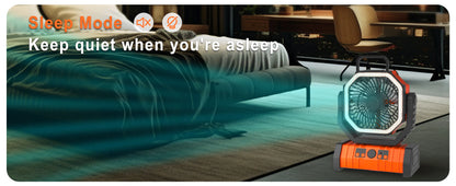 Camping Fan with Hook & USB