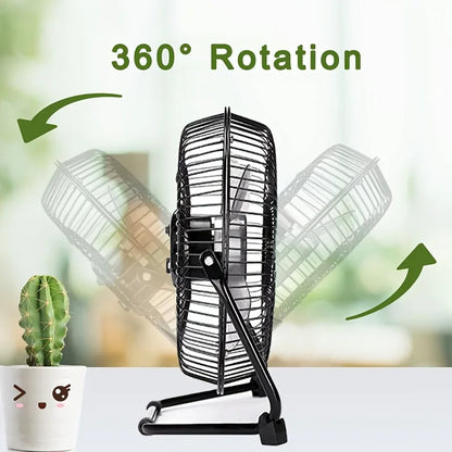 USB Desktop Fan 360° Adjustable