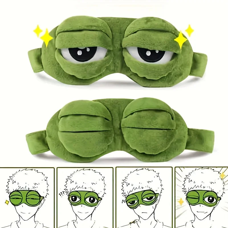 cartoon frog eye mask