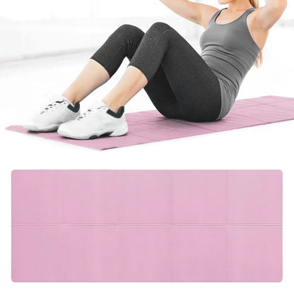 pilates and yoga fitness mat