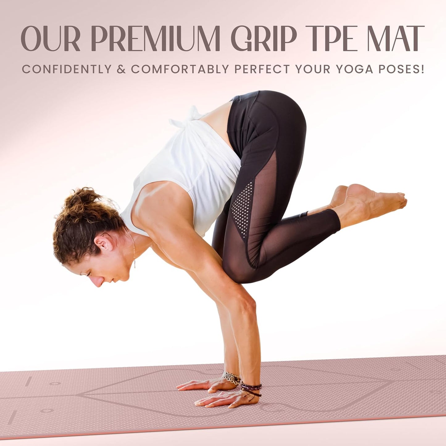 professional yoga mat with grip