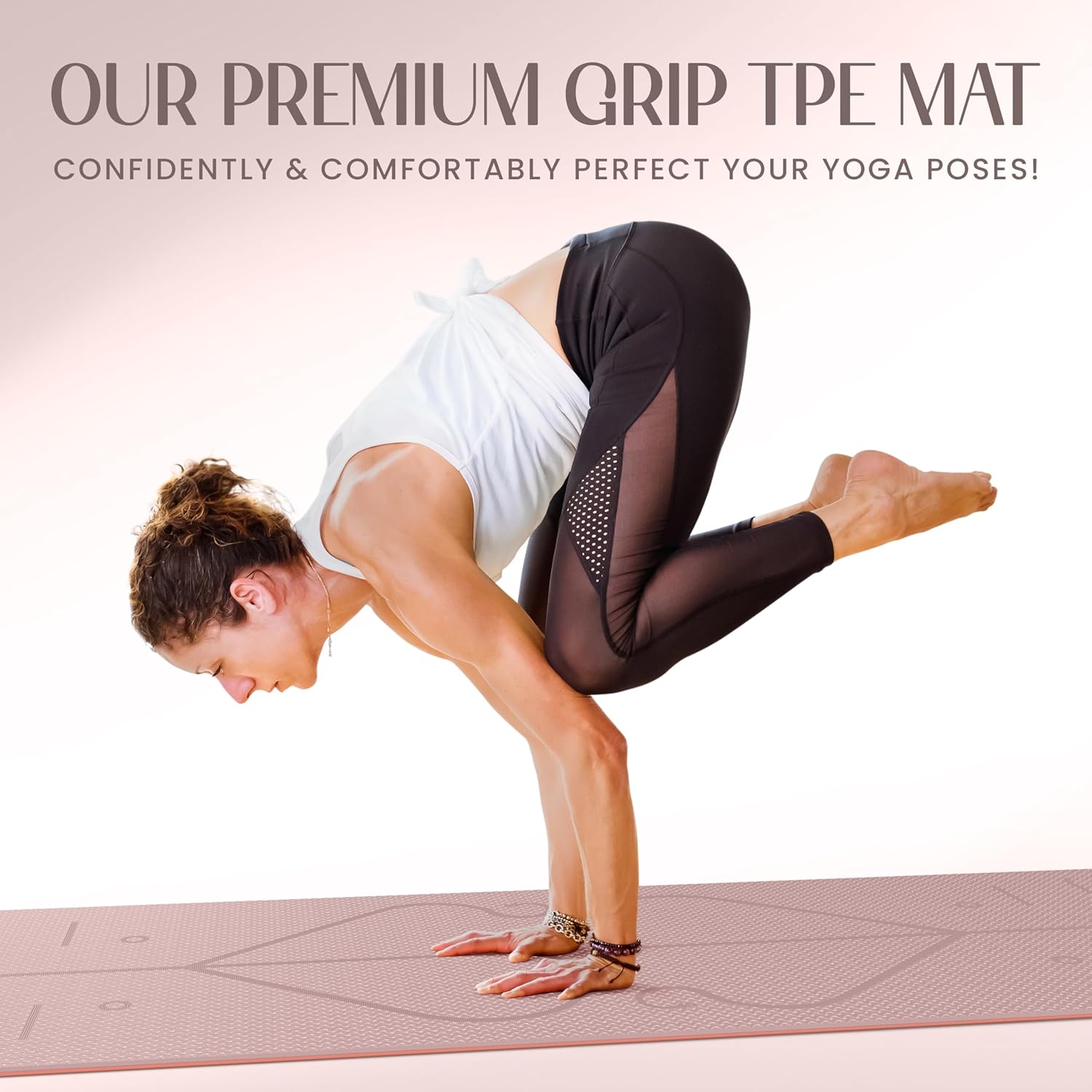 professional yoga mat with grip
